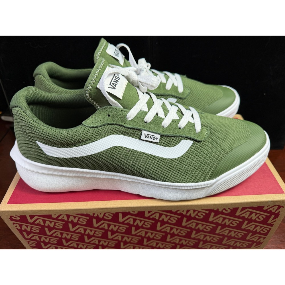 Vans Range BRZ Mesh Pine Forest Green Mens Sneakers VN000E99EN6 Size 13